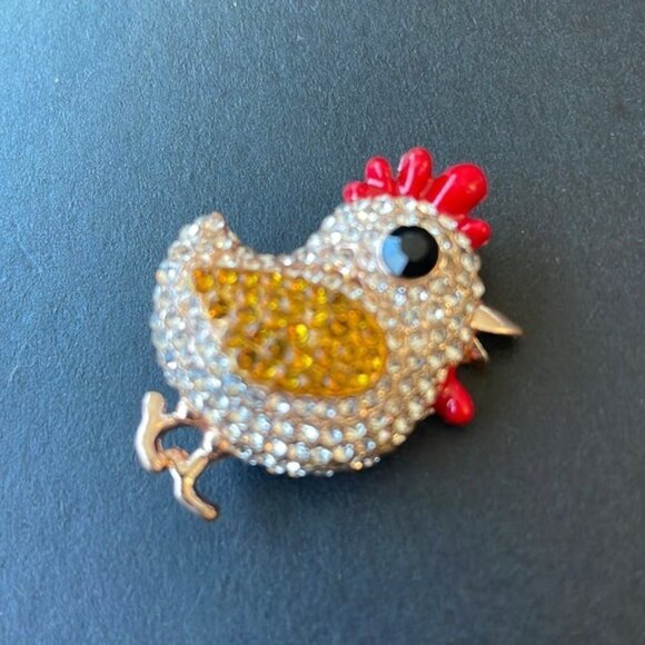 Chicken 🐔 brooch pin - Picture 2 of 3